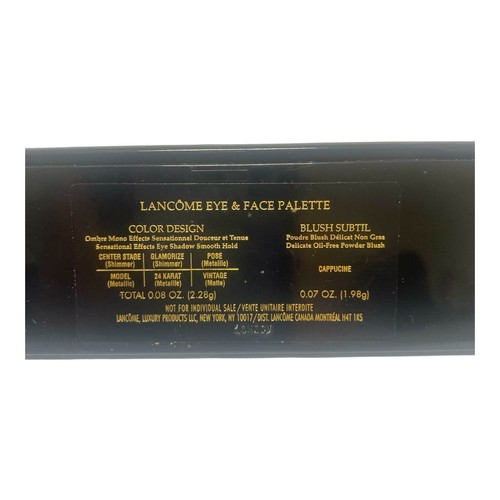 New LANCOME Color Design Eye & Face (Blush) Palette - Picture 11 of 11