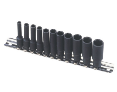 GENIUS TOOLS TD-211M 11-TEILIG 1/4'' DEEP IMPACT STECKSCHLÜSSELSATZ