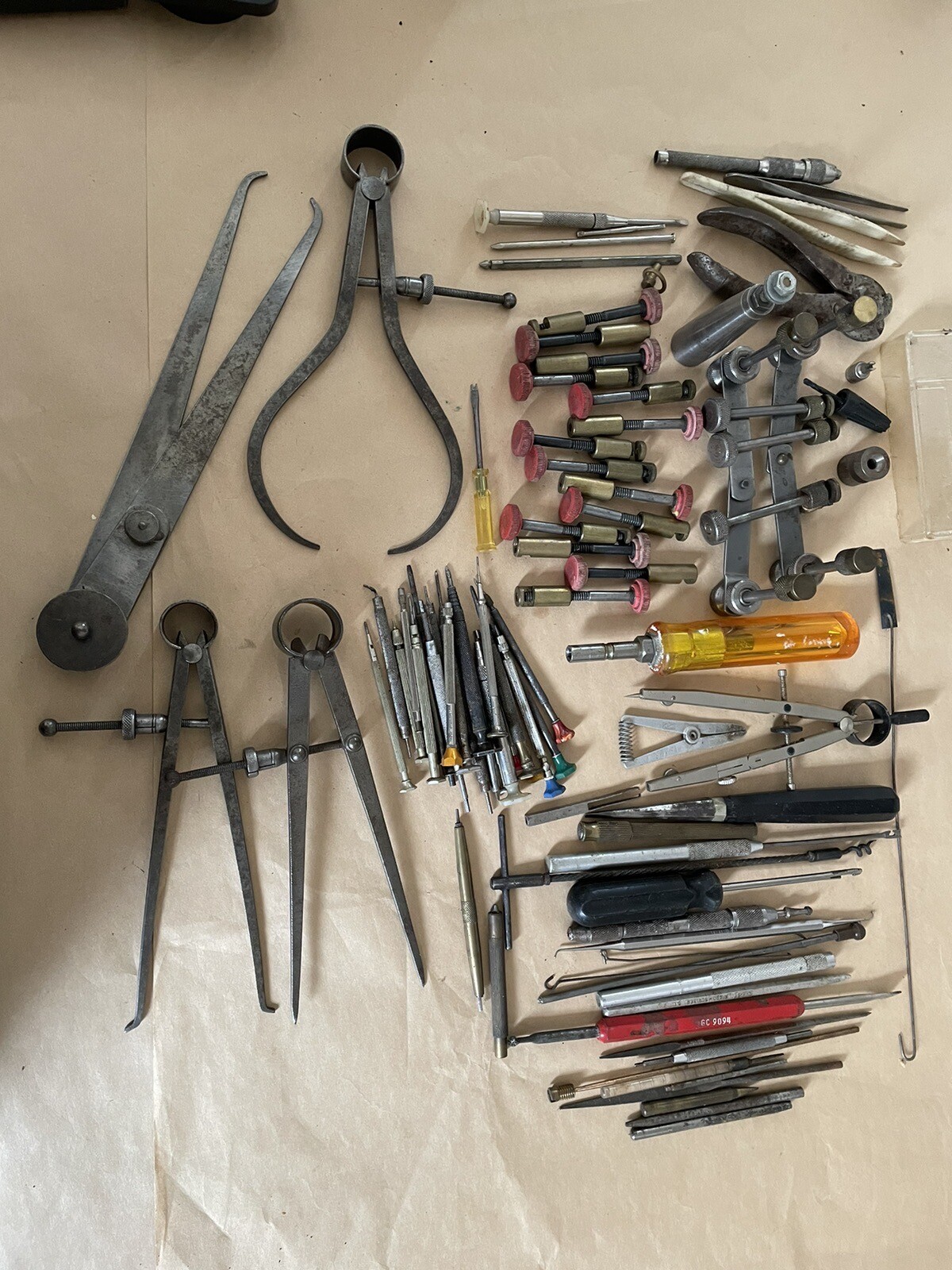 Watchmakers /clock Repair Vintage Tool Lot Starrett Caliper/Renard/EFB/EC Muller eBay