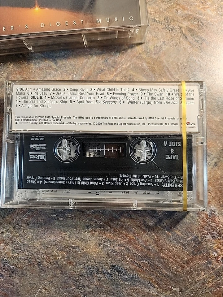 Reader's Digest Serenity BRAND NEW 4 Cassette Tapes Set - Image 3 of 4