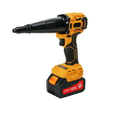 Pince à Rivet Electrique Sans Fil Brushless – Kit Avec 2 Batteries – Riveteuse Automatique