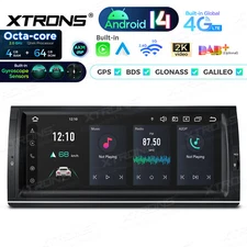 For BMW X5 E53 10.25" Android 14 8-Core 64GB Car Radio GPS Stereo 4G LTE CarPlay