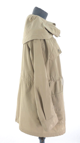 Purificacion Garcia Jacket Parka Utility Army Beige Windbreaker Essential Y2K S - Picture 2 of 18