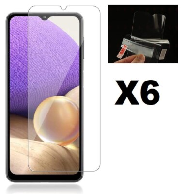 Clear Film Screen Protector For Samsung Galaxy A32 4G (6.4'') 6-Pack (PET)