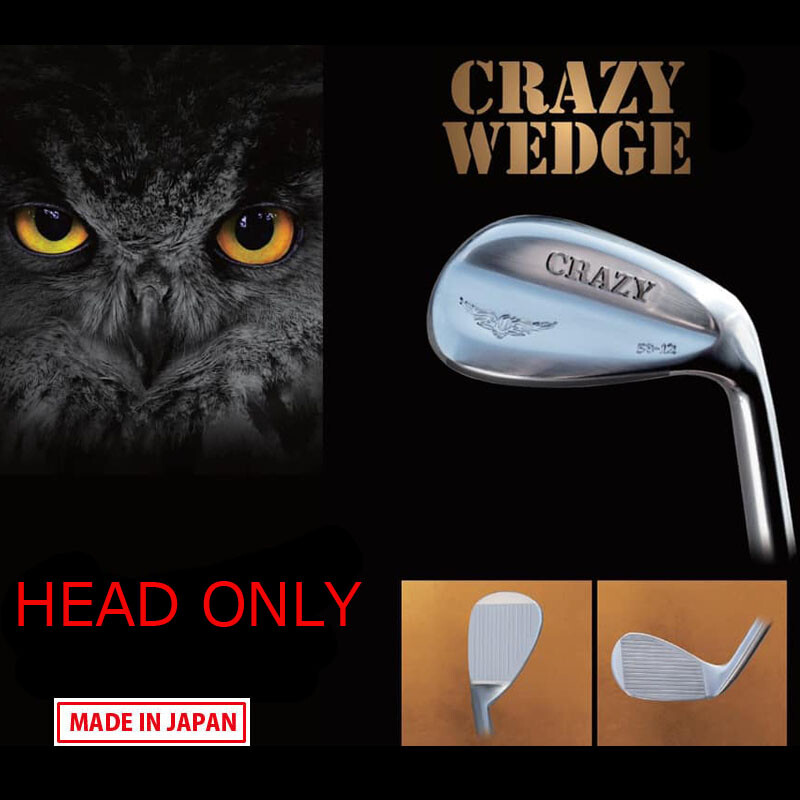 その他 CRAZY GOLF Head Only CRAZY Golf Japan CRZ-TOUR WEDGE 52 or 58 deg TOUR
