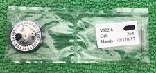Hattori VJ22B Quartz Watch Movement With Stem, Date At 6, NOS