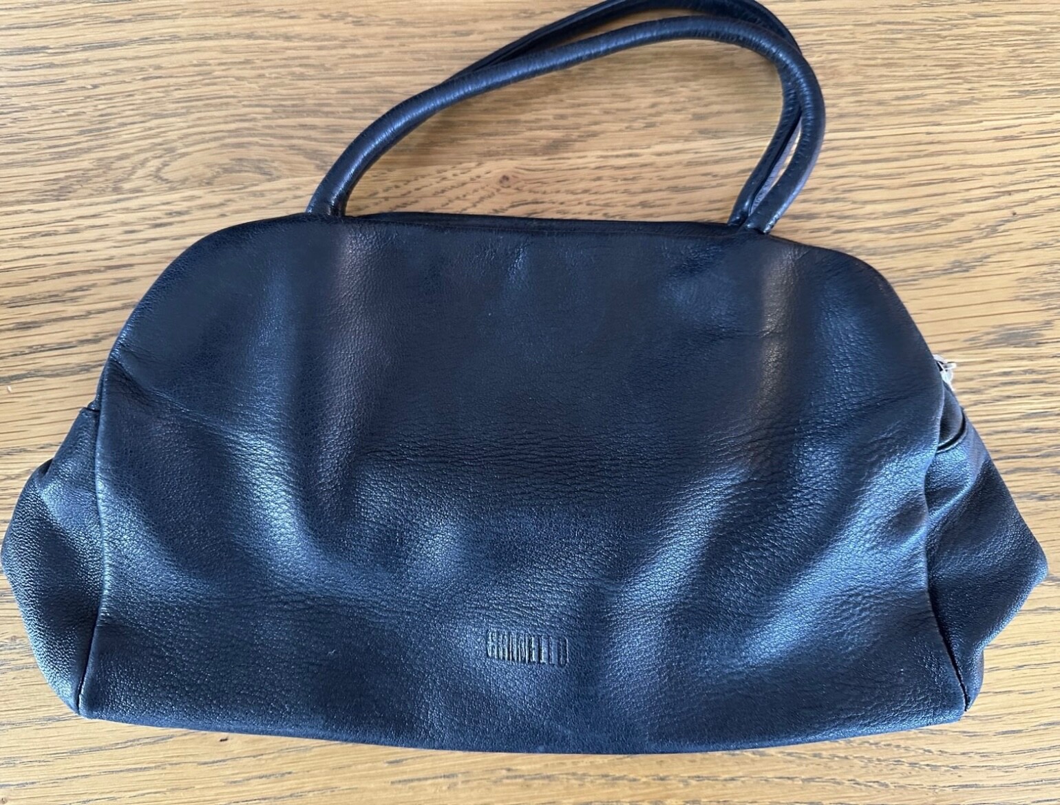 Granello (Prada) Vintage Handbag - Black Leather