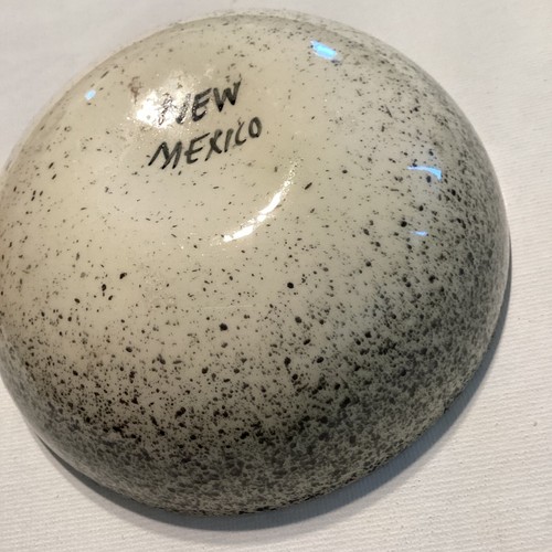New Mexico Sun Ceramic Ashtray Native American Souvenir 4-1/2 X 1-1/2” Speckled - Picture 6 of 8