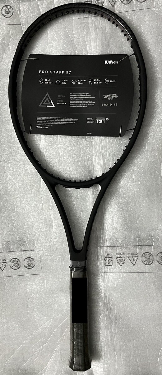 Brand New Wilson Pro Staff 97 v13 Tennis Racquet 4 3/8 Brand New Wilson Pro Staff 97 v13 Tennis Racquet 4 3/8
