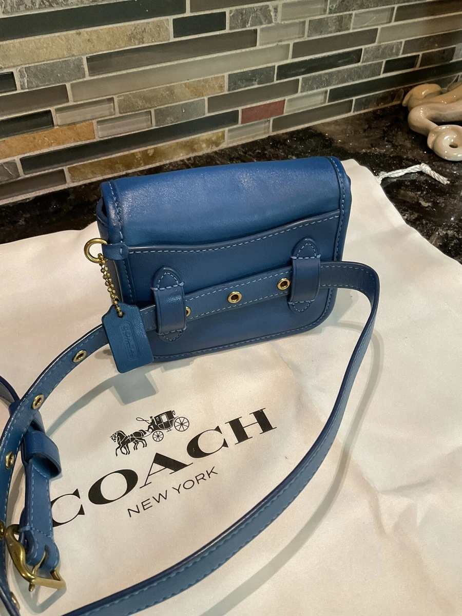 COACH Turnlock Leather Compact Wallet & COACH Foldover Belt Bag