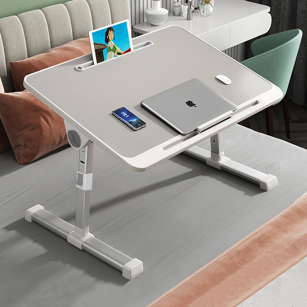 Adjustable Folding Laptop Table Bed Sofa Computer Desk Breakfast