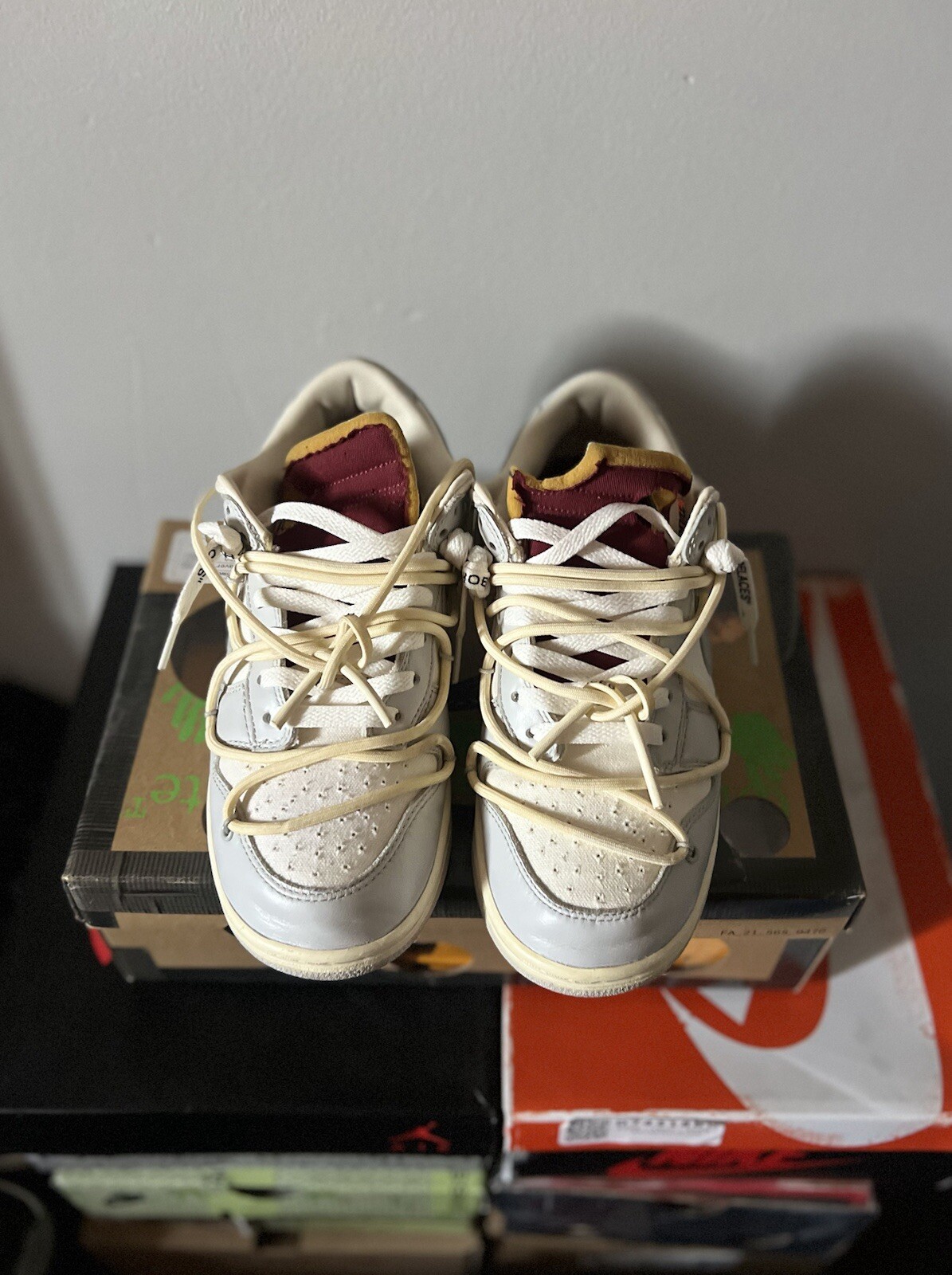 OFF WHITE X NIKE Nike Off White x Dunk Low "Lotto 08 di 50 Taglia 8 5"