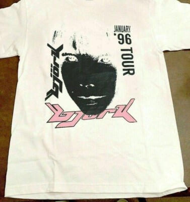 Bjork 1996 Japan Tour, 2 Sided, Vtg 90s Graphic 100% Cotton Shirt S-5XL 101611
