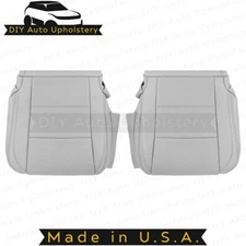 2013-2020 For Lexus GS350 Driver/Passenger Bottom Leather Seat Covers Gray