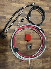 1969 1970 Boss 429 Mustang Battery Cable Set Trunk Mount Starter, Grounds, Kit