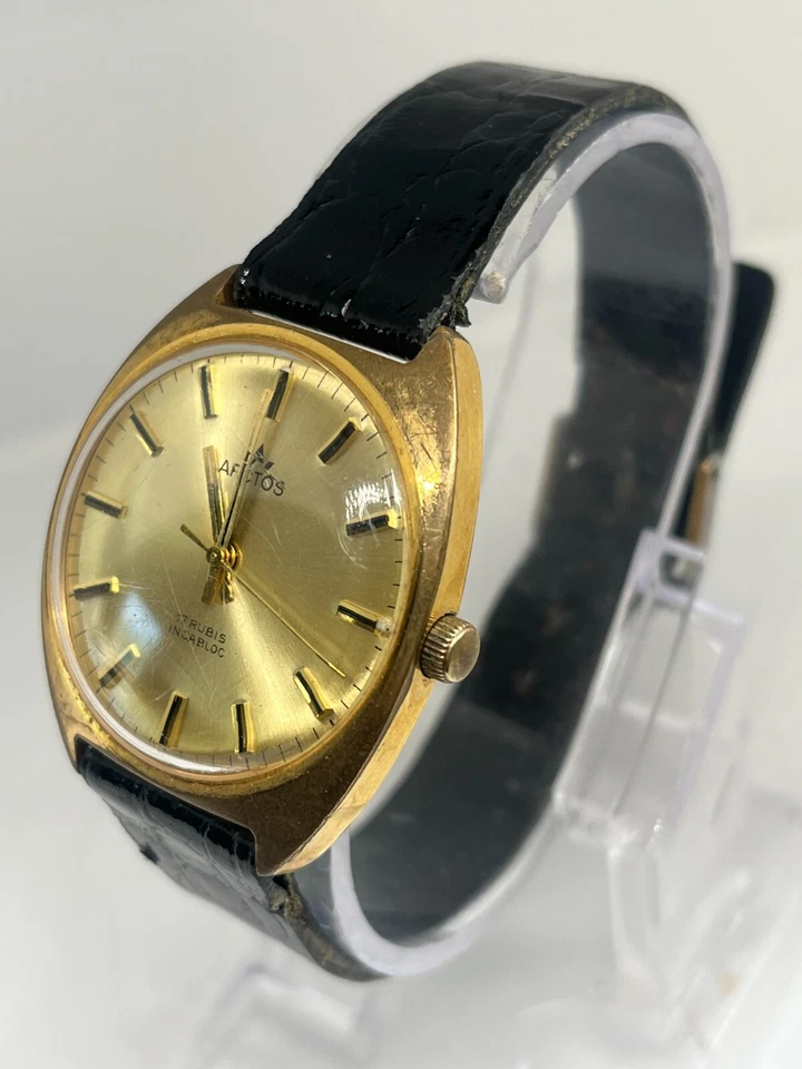 1960er ARCTOS Lotterie-Uhr VIntage ARD:  Ein Platz an der Sonne 17Jew. Germany - Bild 2 von 4