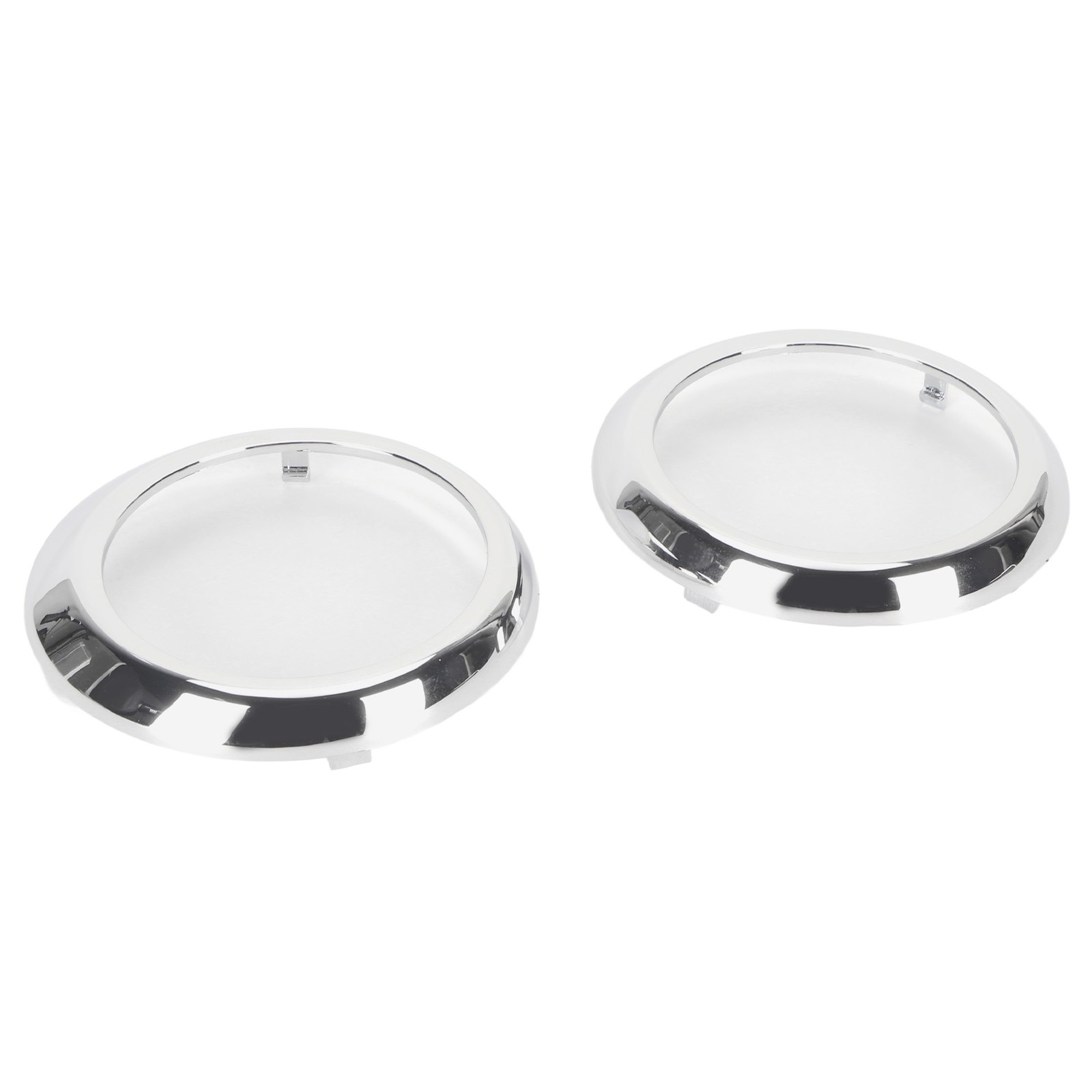 1 Pair Chrome Fog Light Bezel Cover Rings For Tiburon Coupe 2003 2004 Excellent