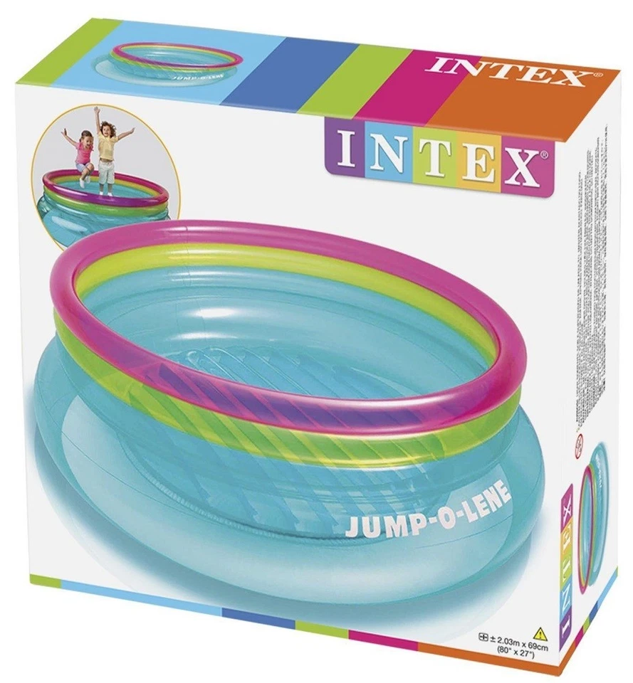 Intex JumpOLene Inflatable Bouncer 80inch x 27inch for Ages 36 - Image 4 of 4