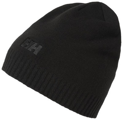 Helly Hansen Brand HH Logo Beanie, Black, One Size