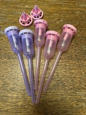 Dr Browns Bottle Vent Insert Straw Lot Of 5 Pink Lavender