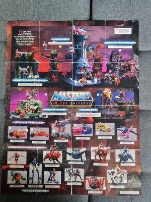 Masters Of The Universe / He Man Eternia Poster Original  Rare !