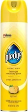 Pledge Enhancing Polish, Furniture & Wood Spray, Lemon Scent, 9.7oz