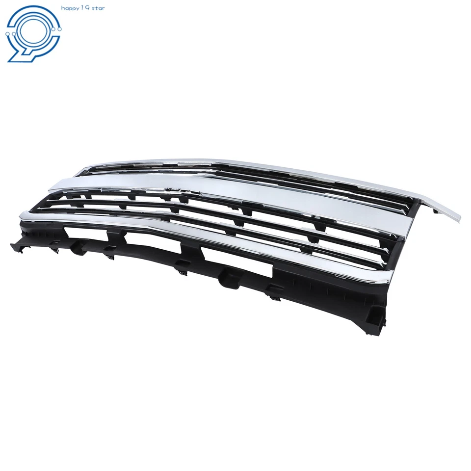 Front Grille Chrome Plastic For Silverado 2500HD 3500HD 2015-2019 23335298 Foto 4 de 4