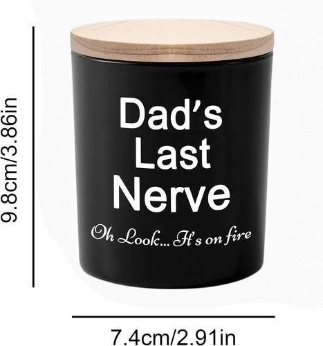 Gifts for Dad from Daughter or Son Funny Unique Large, Dads last nerve - Picture 4 of 5