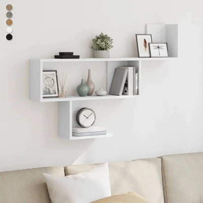 Modern Wandregal Bücherregal mit Stauraum Schweberegal Wandboard Hängeregal Neu - Bild 1 von 4