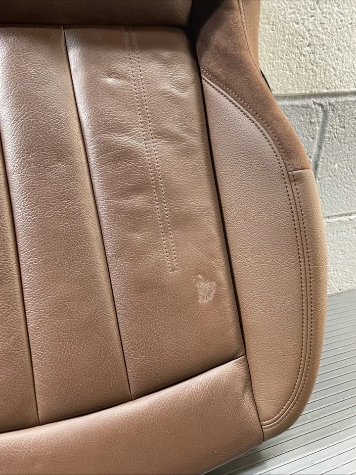 Audi A5 B9 2017-2019 asiento delantero derecho cojín inferior fondo marrón turrón OEM *NOTA* Foto 4 de 4