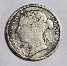 1899 Mauritius 20 Cents Silver Coin