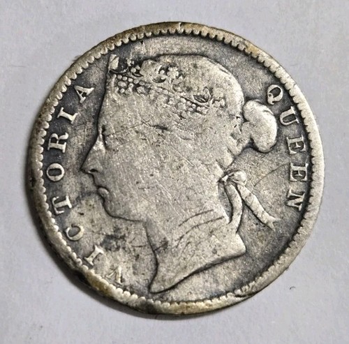 1899 Mauritius 20 Cents Silver Coin