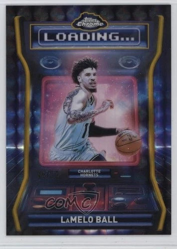 2025 Topps Chrome LaMelo Ball Refractors Gold Geometric (RAW)