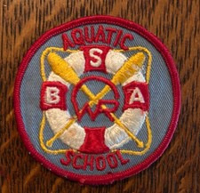 Rare Worth Ranch Aquatic School Patch from the 1960s