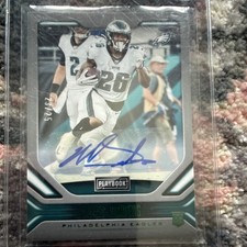 Panini Playbook Autograph Rookie Miles Sanders #125 23/25 Eagles Football