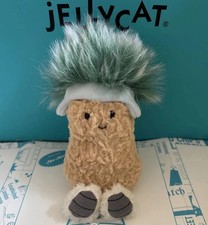 Jellycat Green-haired Peanut plush toy NWT  Dust Bag Winter Gifts USA