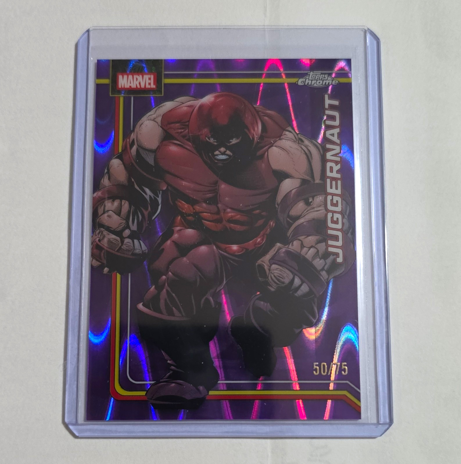 Topps 2026 Topps Chrome Marvel Juggernaut #062 Serial 50/75