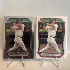 2026 Bowman Riley Nelson Lot Of 2 Paper And Chrome