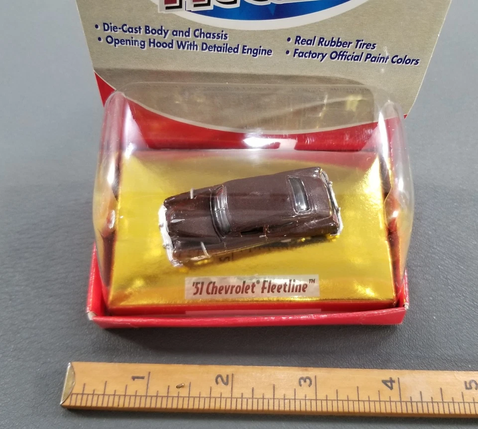 MINI METAL HO 1:87 51 CHEVROLET FLEETLINE 2 DR CLASSIC METAL WORKS DIECAST IOP - Image 3 of 4