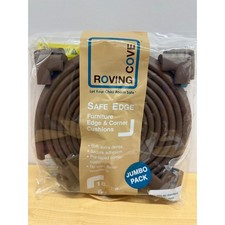 Roving Cove Safe Edge Furniture Edge Corner Cushions Jumbo Pack Brown 20ft