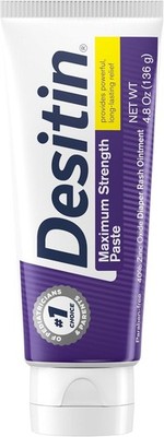 Desitin Maximum Strength Baby Diaper Rash Cream, 40% Zinc Oxide, Hypoallergenic