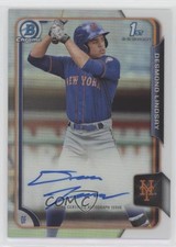 2015 Bowman Draft Chrome Pick Refractor Desmond Lindsay #BCA-DL Auto i5q