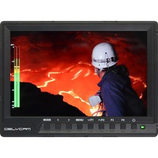 Delvcam 7in 4K HDMI On-Camera Monitor with Audio Meter