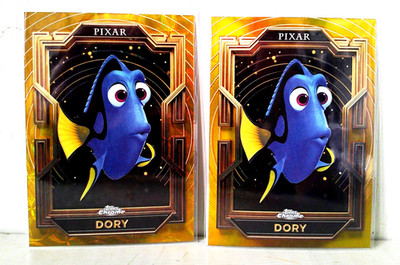 2025 Pixar Gold #26 Dory Kaleidoscope Etch & Base Cards From Finding Nemo