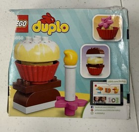 Lego Duplo 10850 Birthday Cupcake Damaged Box Free Shipping