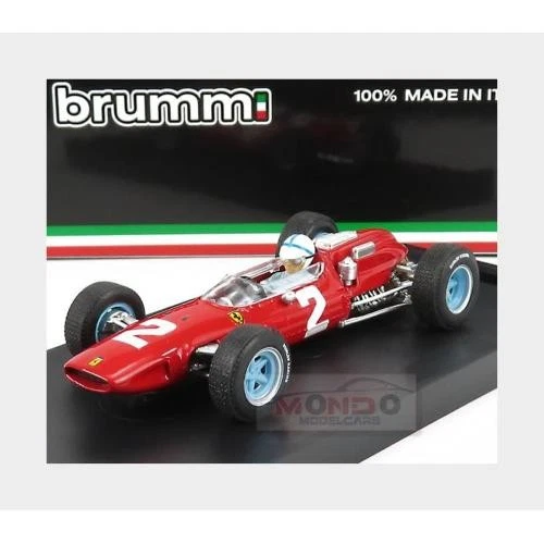 1:43 BRUMM Ferrari F1 158 #2 Winner Italy Gp Surtees 1964 WC +Driver R290-CH - Immagine 2 di 2