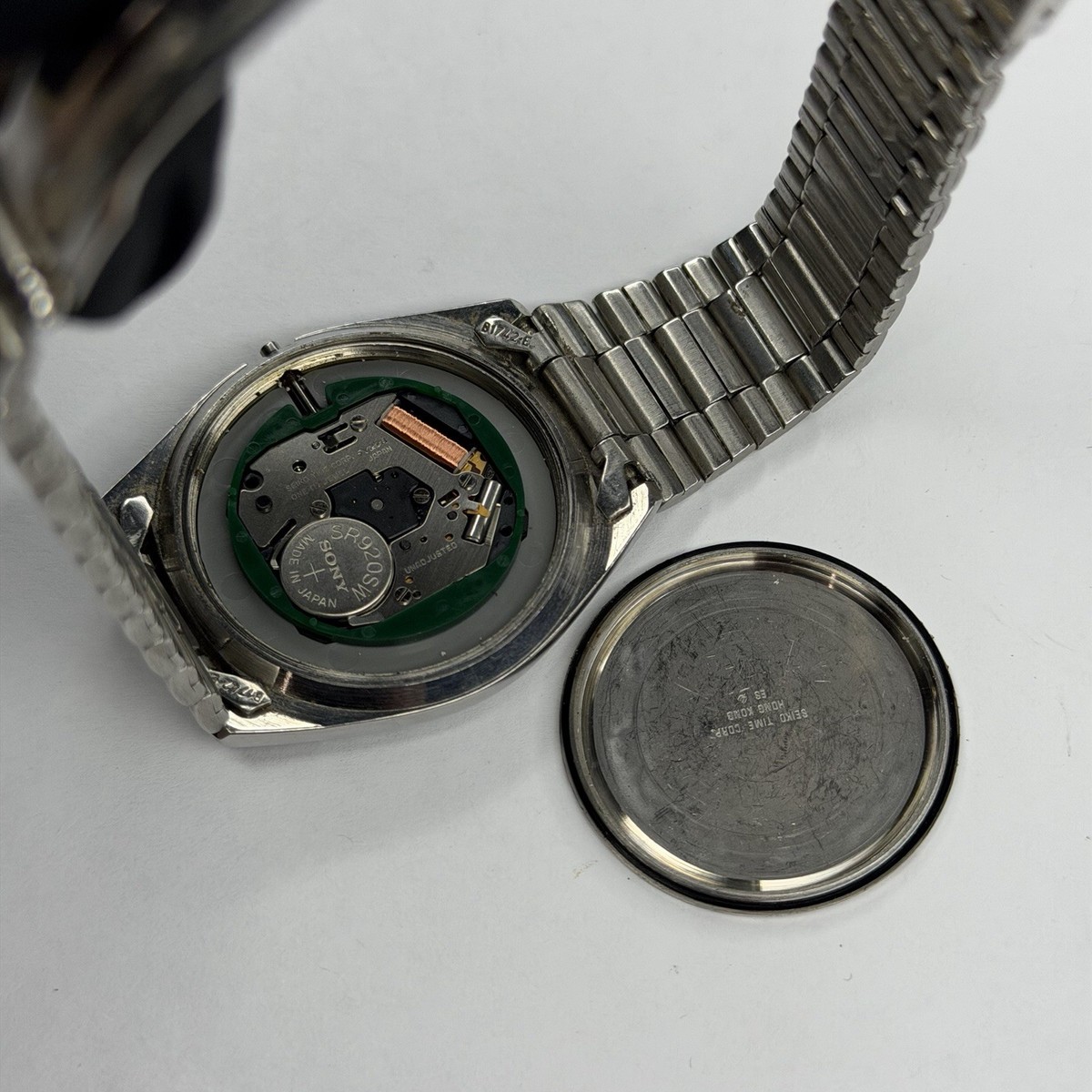 Vintage Seiko DX Quartz 5Y23-8230 Day Date Men's Watch - FOR PARTS