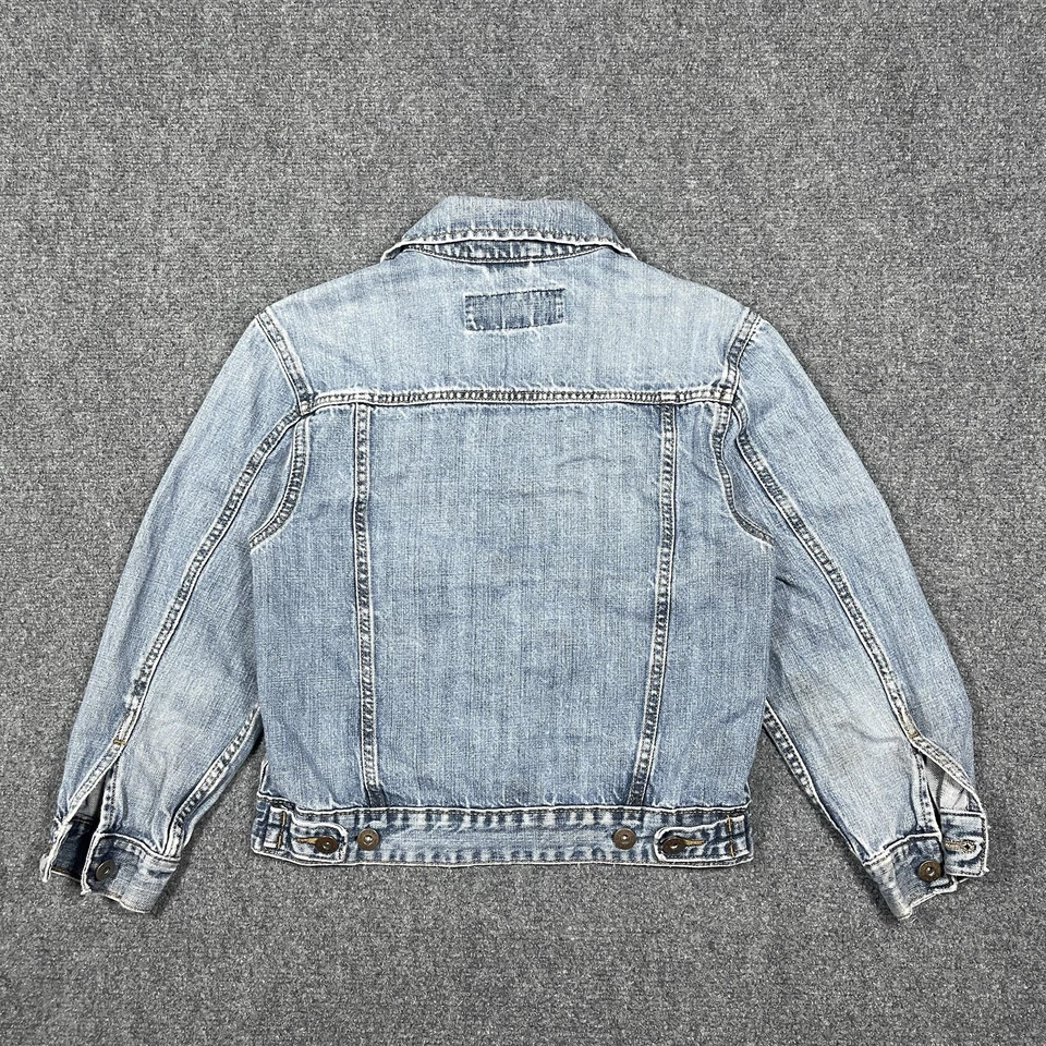 Chaqueta vaquera vintage Y2K Wrangler lavado claro juvenil talla grande 0713 Foto 2 de 4