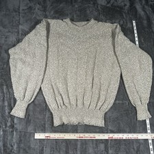 OshKosh B'gosh Boys Beige Pullover Crewneck Solid Knit Sweater Medium Cotton