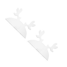 Set of 2 Wood Working Stencils Charcuterie Board Handle Router Template
